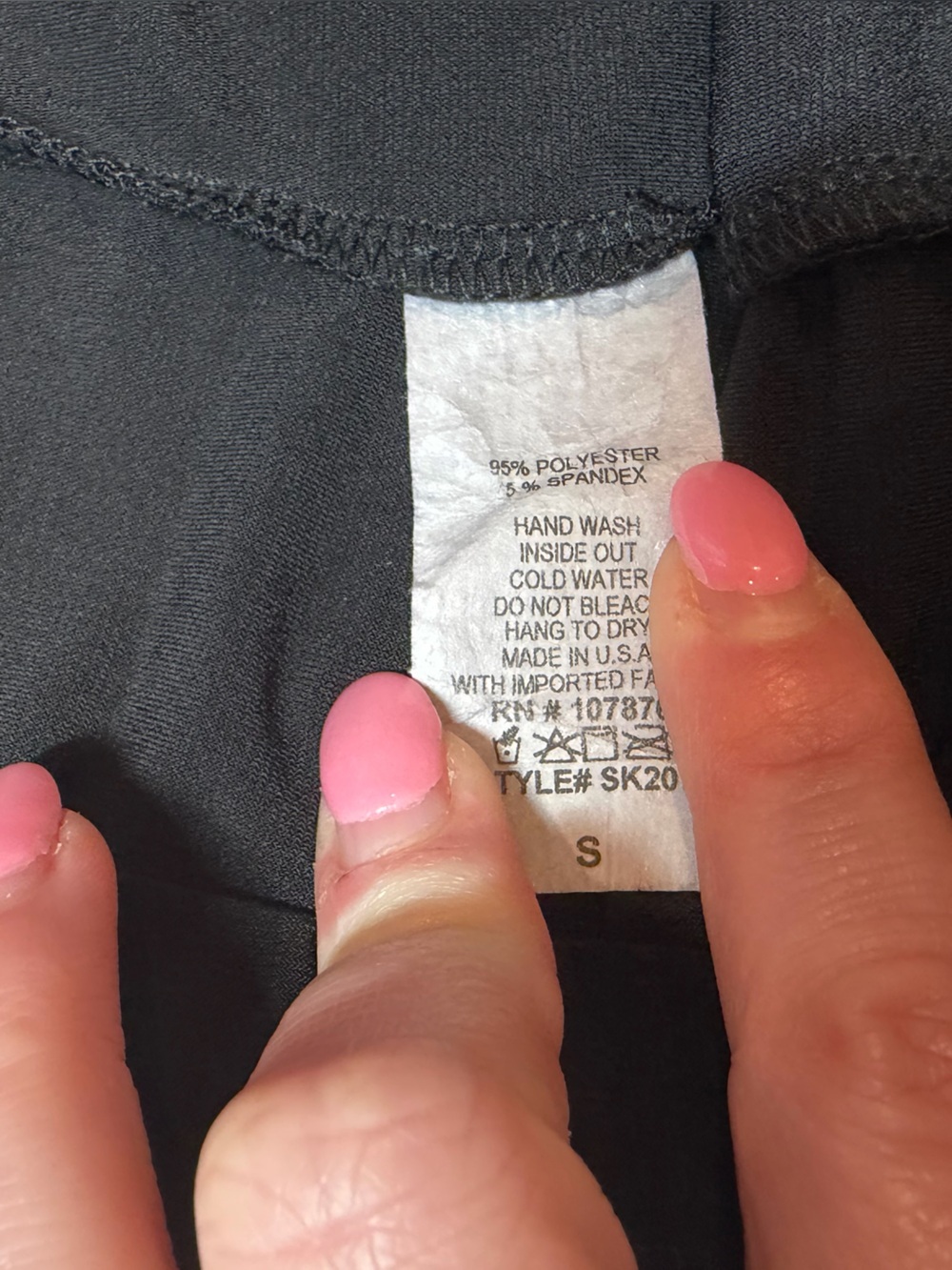 Sun Kim City-Chic quite luxury minimalist black ankle-button Lagenlook leggings - Picture 9 of 9